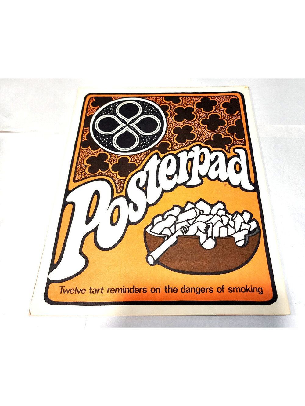 1969 Vintage Posterpad Anti Smoking Poster Booklet Twelve Tart Reminders Retro